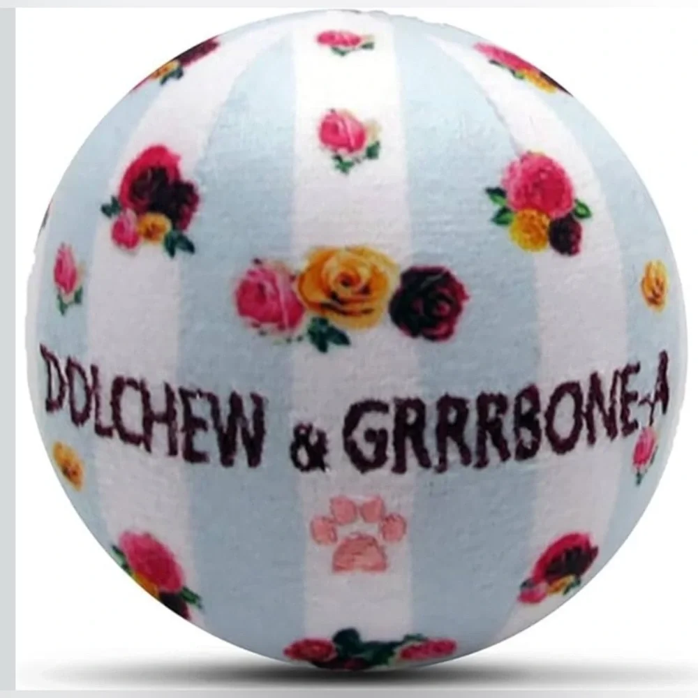 Luxurious Plush Dog Ball